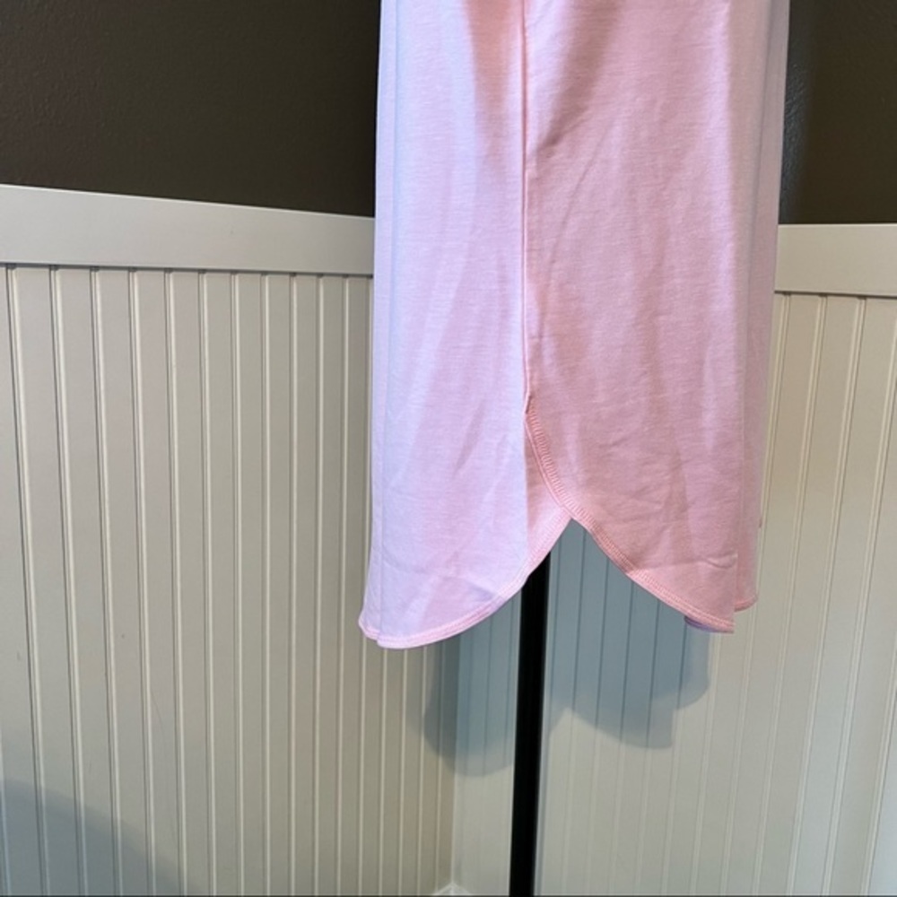 NWT! Women’s Skechers Go Walk light pink French terry short sleeve tunic - Picture 5 of 6